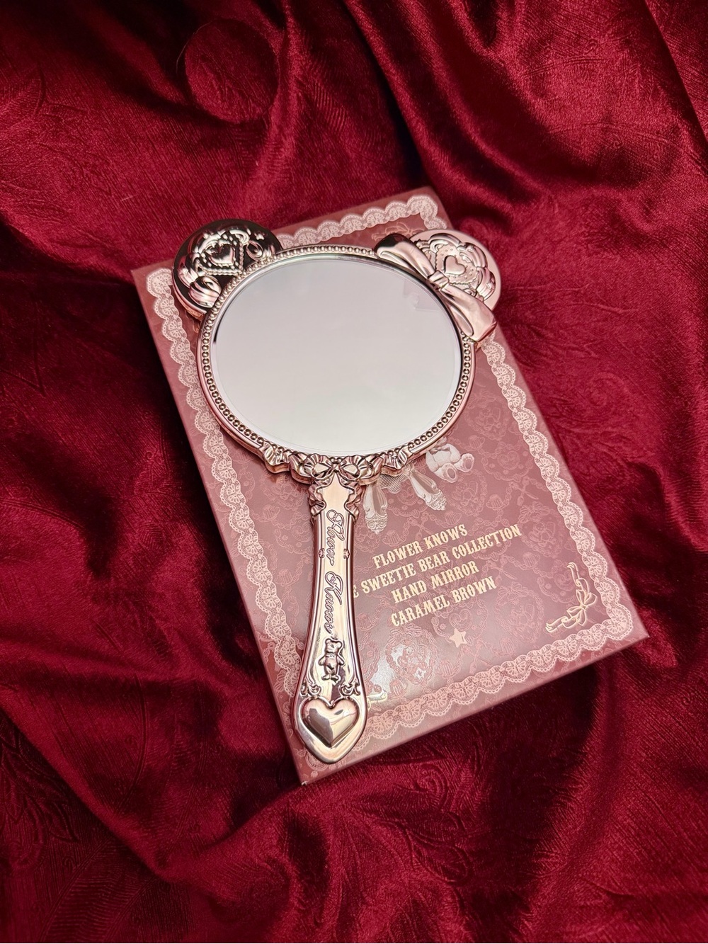 Flower Knows Teddy Bear Mirror-New in Box - Picture 4 of 6